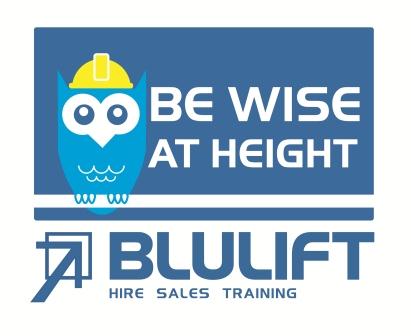 Bluelift Be Wise at Height symbol